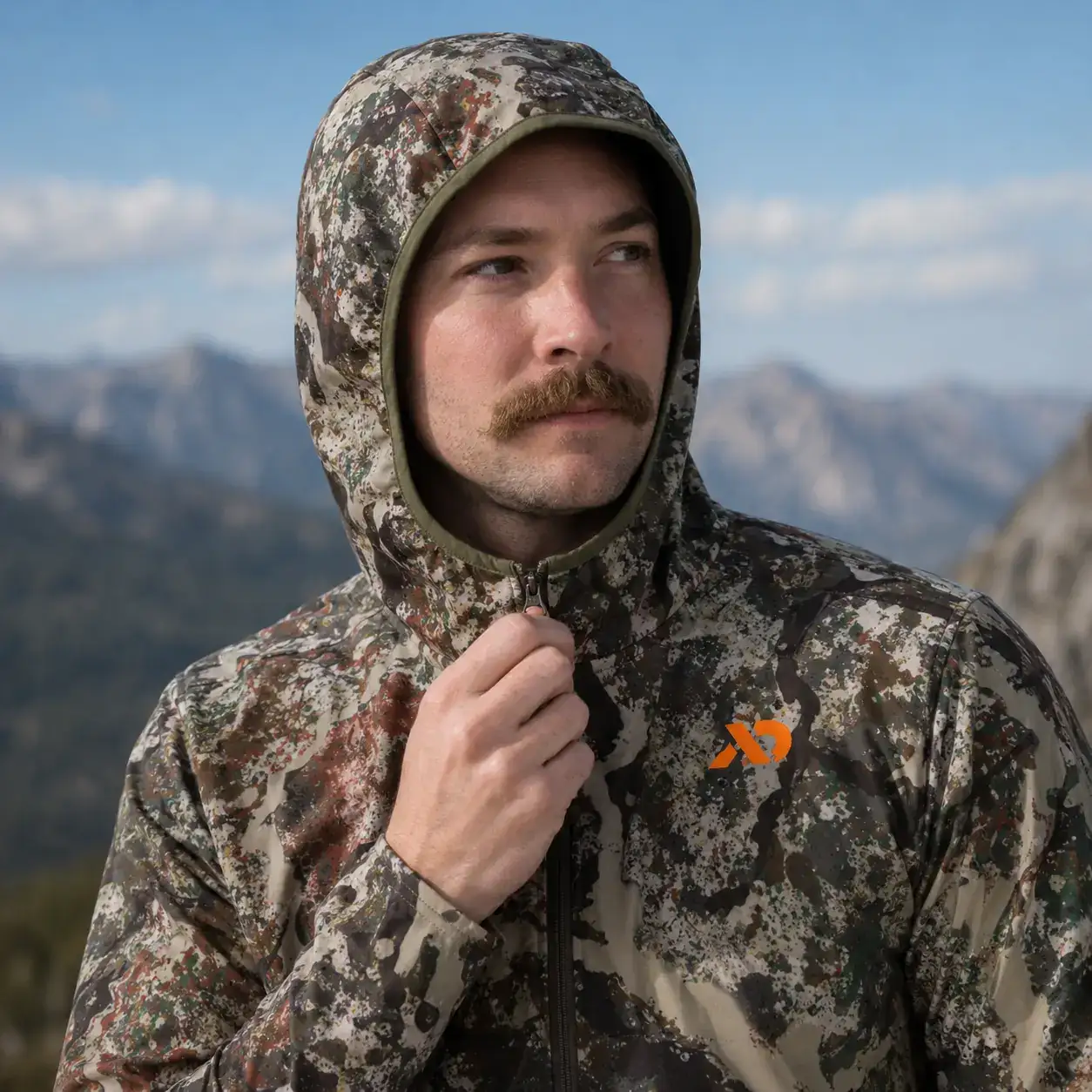 Outdoor · hoody product media produced by AdVon
